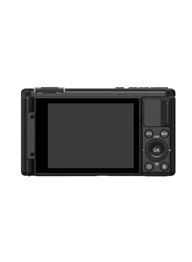 Rich Ly-10l 3x Optical Zoom Selfie Flip Screen Student Digital Camera Birthday Gift Entry-level Campus Hd Vlog Travel Alternative Ccd Black 64gb Dual Battery - Image 2