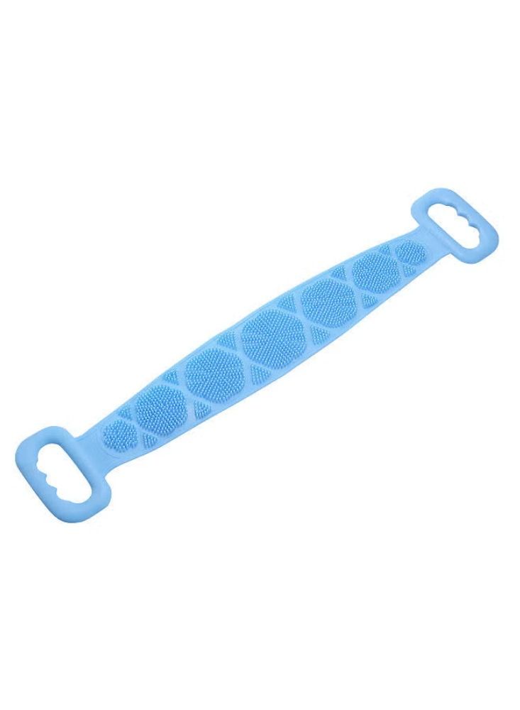 Dreamzon Silicone Bathing Brush Exfoliating Back Scrubber for Shower Skin Deep Cleaning Massage Men & Women Double Sided Bath Body Scrubber Brush Random Color  - Image 1