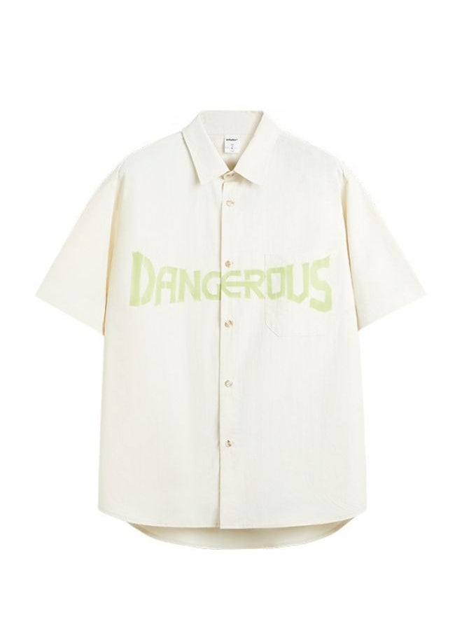 Mei Stylish Unisex Casual Button-down Trucker Jacket Shirt  - Image 5