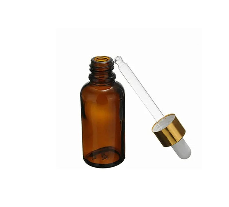 LandSlide LandSlide Amber Glass Dropper Bottles 30 ml 3 Pieces Ideal for Essential Oils Diy Oil Blends Perfumes Cosmetics Beauty Products  - Image 4