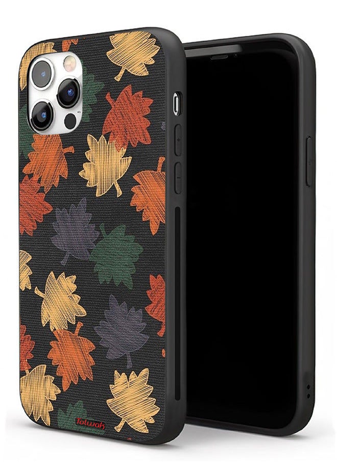 Tolwak Apple iPhone 11 Pro Max Protective Case Autumn Leaves Art  - Image 1