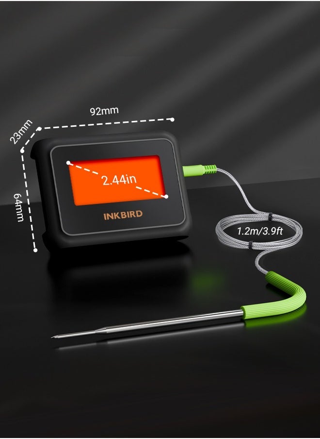 INKBIRD - INKBIRD Smart Bluetooth Food Thermometer IDT-22-B, Bluetooth Meat Thermometer with Dual Probe, 330 ft (100 m) App Control, Offline Data Storage, Backlit HD LCD, Temperature Alarms and Timer - Image 1