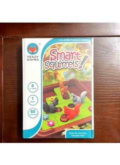 Clever Fox Puzzle Game for Kids - Logic  Parent-Child 9604 squirrel push fruit [English color box]]