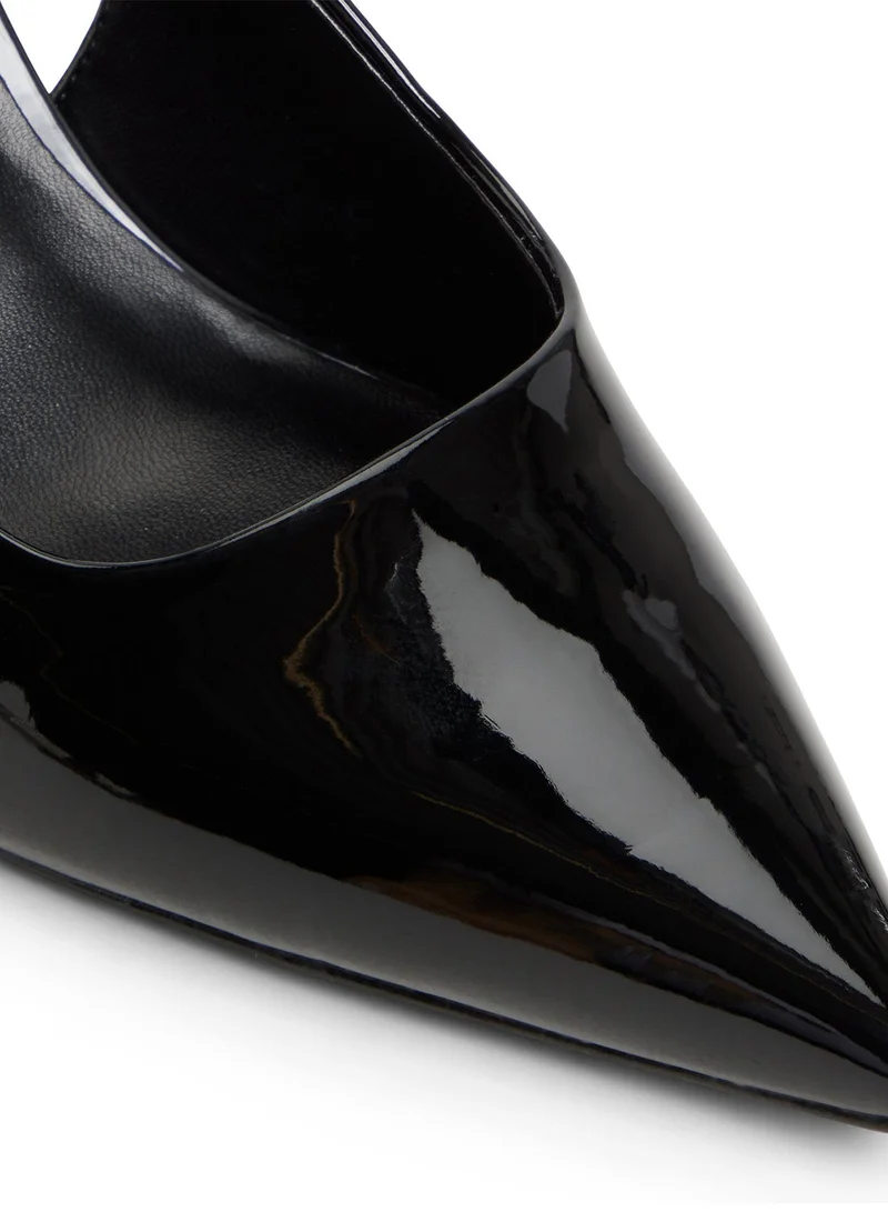 Call it Spring BLACK Sollenne Slingback Heeled Sandals for Women | Best Price UAE
