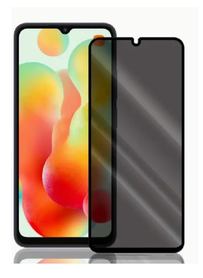 9H Tempered Glass Privacy Screen Protector for Redmi MI 13C 5G  Anti Scratch, Full Cover, Easy Install Spy Screen Protector - Image 1
