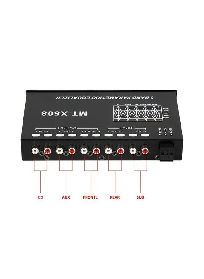 5 Band Car Equalizer Amplifier 6 Channel Parametric Equalizer 36V Power Supply - Image 5