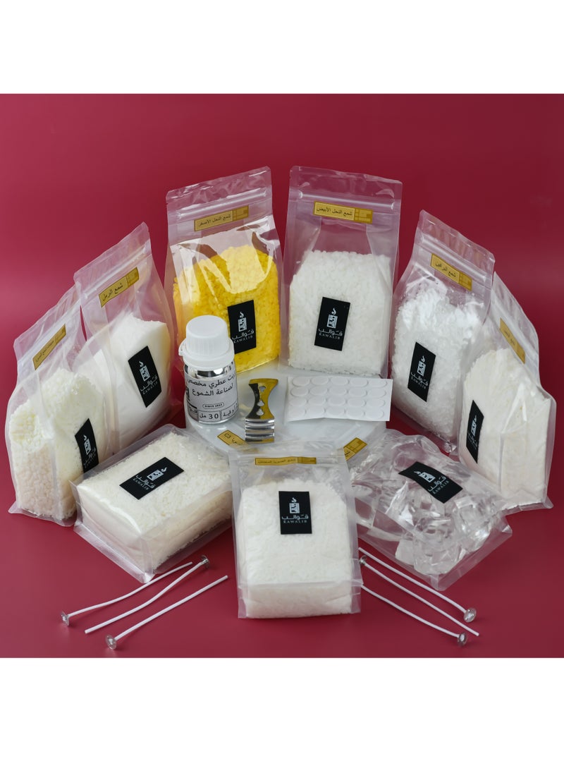 KAWALIB Complete Raw Wax Kit For Candle Making  - Image 2