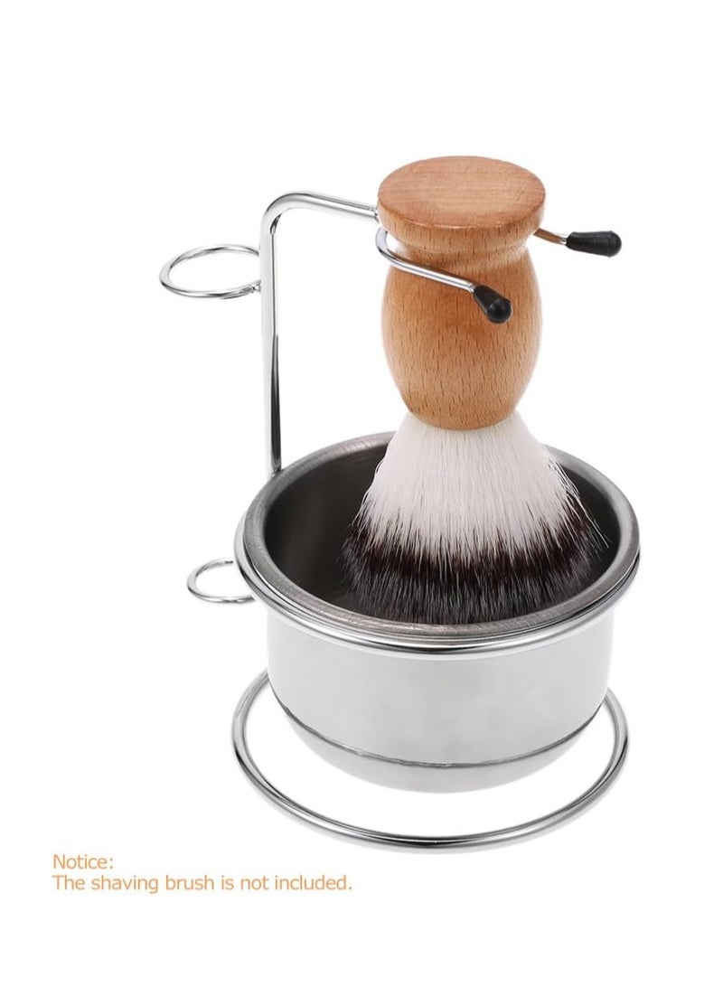 ANSELF 2 in 1 Shaving Bowl, Men's Shaving Set, Shaving Cup + Men's Razor Blade Holder, Soap, Bowl, Shaving Holder - Image 3