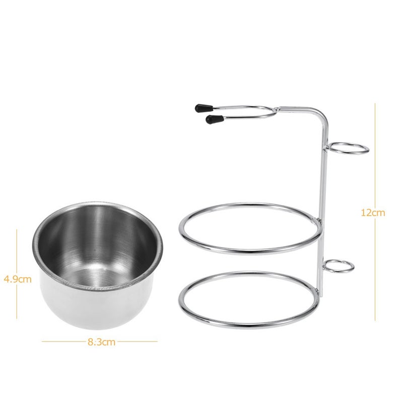Anself 2 in 1 Shaving Bowl, Men's Shaving Set, Shaving Cup + Men's Shaving Blade Holder, Soap, Bowl, Shaving Holder â€¦ - Image 4