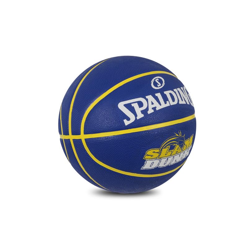 Spalding Basketball Slam Basketball Dunk Blue Basketball Ball Without Air Pump (5) Basketball Outdoor Indoor - Image 2