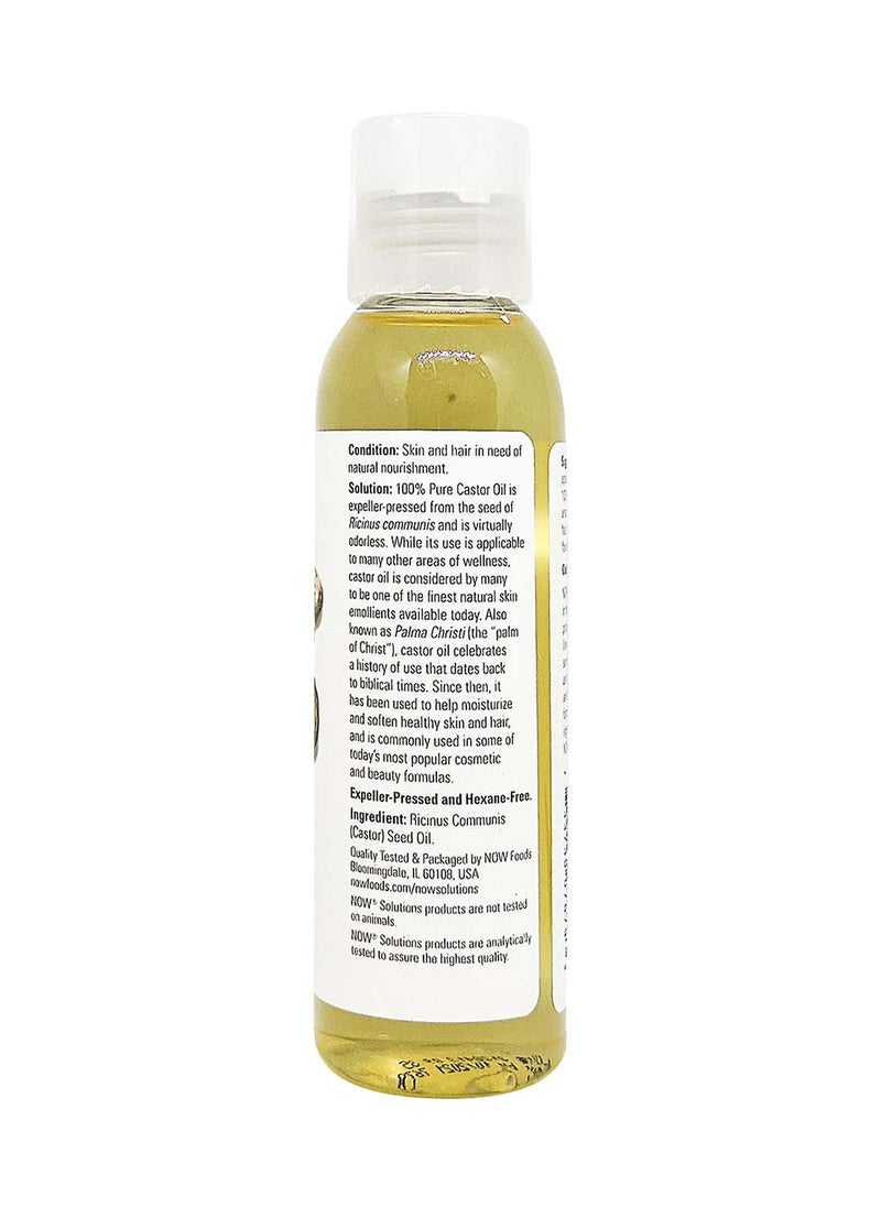 now Now Solutions, Castor Oil 100% Pure 4 Fl. Oz.  - Image 2