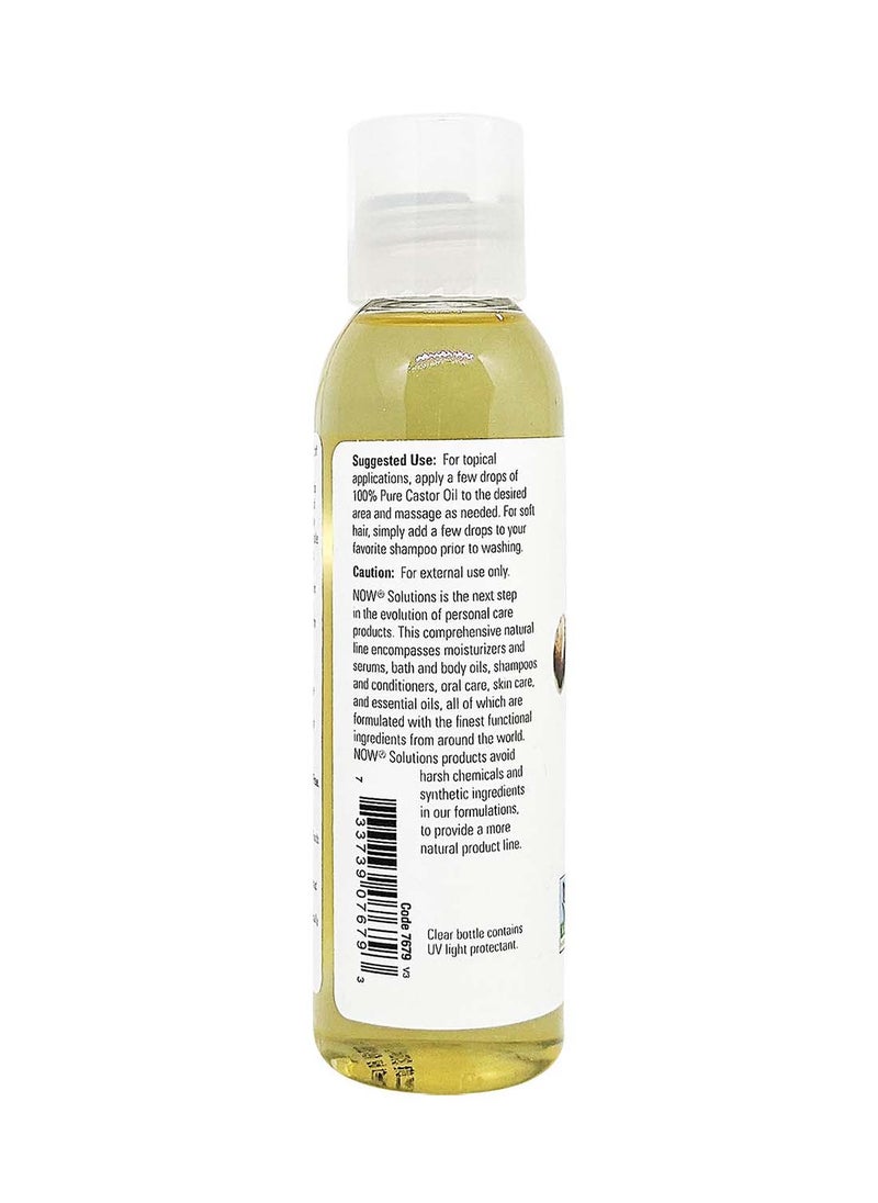 now Now Solutions, Castor Oil 100% Pure 4 Fl. Oz.  - Image 3