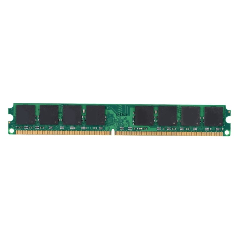 ذاكرة DDR2 RAM بسعة 2 جيجابايت وسرعة 667 ميجاهرتز PC2-5300 للكمبيوتر المكتبي - ذاكرة DDR2 عالية السرعة وأداء مستقر للوحات الأم من إنتل و AMD - Image 2