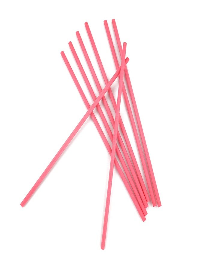Bezall 100pcs Paper Lollipop Sucker Sticks for Cake Pops Candy, 6-Inch by 5/32-Inch (Pink) - Image 3