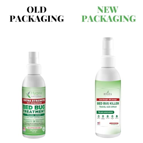 Hygea Natural Extra Strength Bed Bug & Mite Natural Travel Spray,TSA Approved Size, Child & Pet-Friendly, Stain & Odor Free, for Hotel, Suitcase, Backpack, Shoes, 66% Stronger Natural Formula(3oz) - Image 2