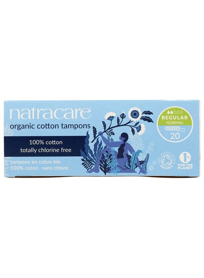 Natracare Non-Applicator 100% Organic Cotton Tampons, Regular, Totally Chlorine Free, Biodegradable and Compostable (12 Pack, 240 Tampons Total) - Image 4