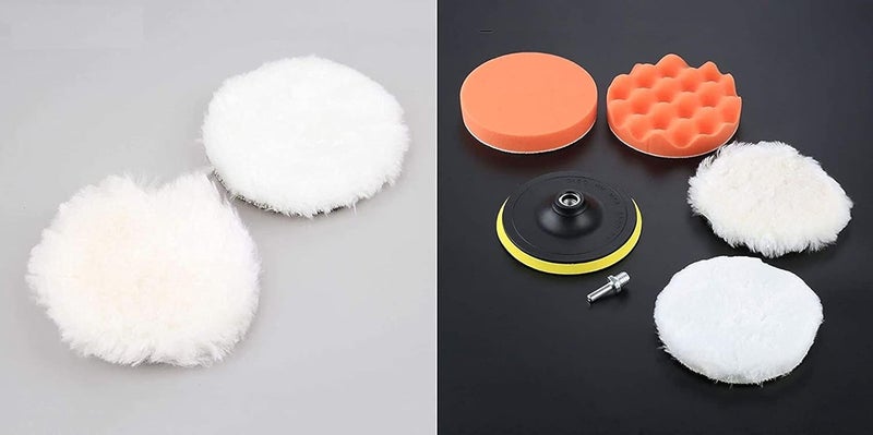 DIY Crafts CT-DIY-HI-34022 2"/3"/4"/5"/6"/7" Car Polishing Waxing Buffing Sponge Pads Kit + Sponges Drill Adapter Auto Detailing Car Wash - Image 2