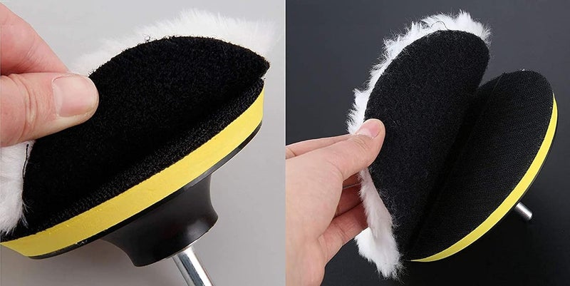 DIY Crafts CT-DIY-HI-34022 2"/3"/4"/5"/6"/7" Car Polishing Waxing Buffing Sponge Pads Kit + Sponges Drill Adapter Auto Detailing Car Wash - Image 4