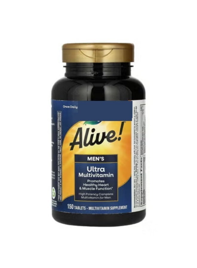 Alive!, Men's Ultra Multivitamin, 150 Tablets
