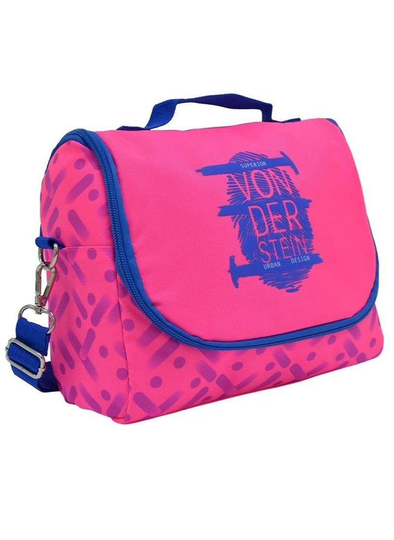 BTS VONDERSTEIN NEON PINK BLUE INSULATED LUNCH BAG  - Image 1