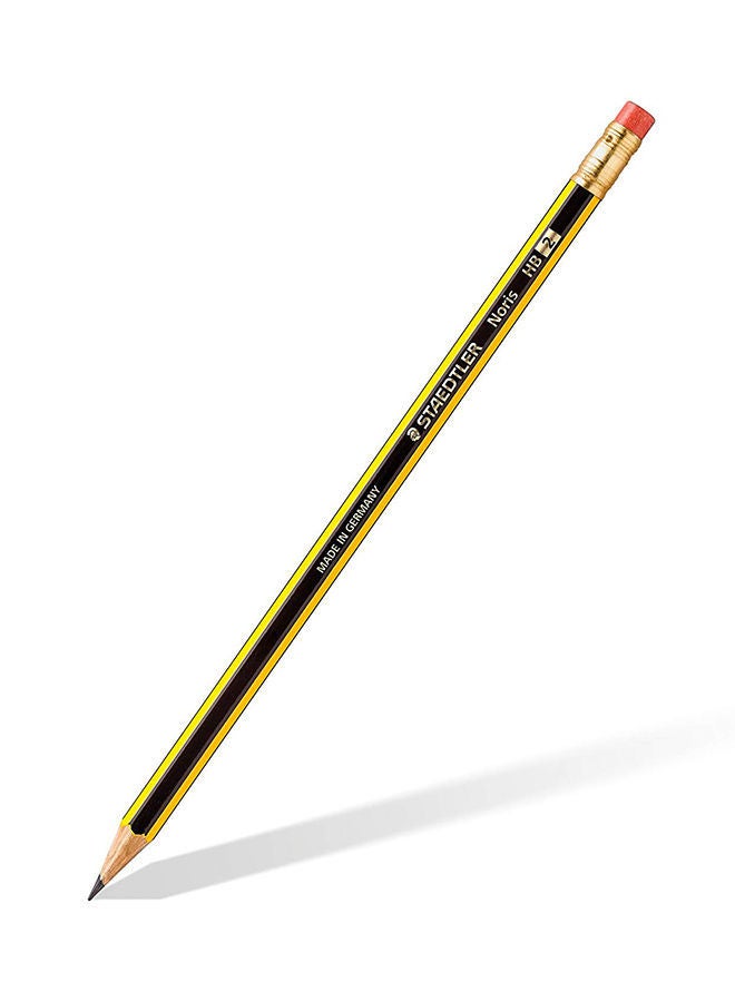 NIBEMINENT Noris Pencil With Rubber Black/Yellow - Image 2