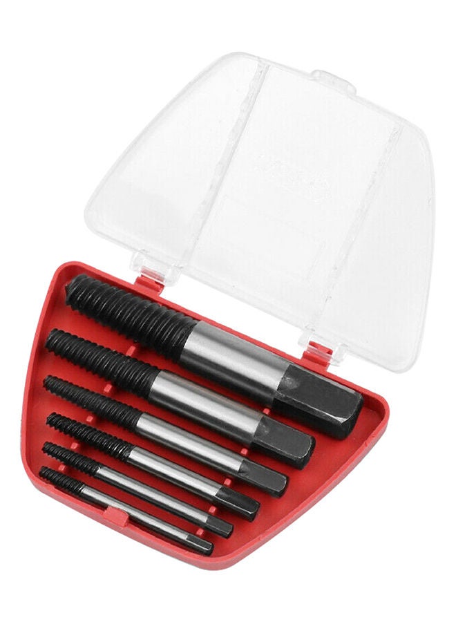 NIBEMINENT 5-Piece Damaged Screw Extractor Remover Tool Set Multicolour - Image 1