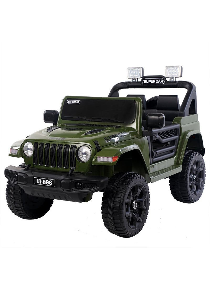FUN MOMENT Electric Ride-On Car for Kids with Two Seats and Remote Control  - Image 1