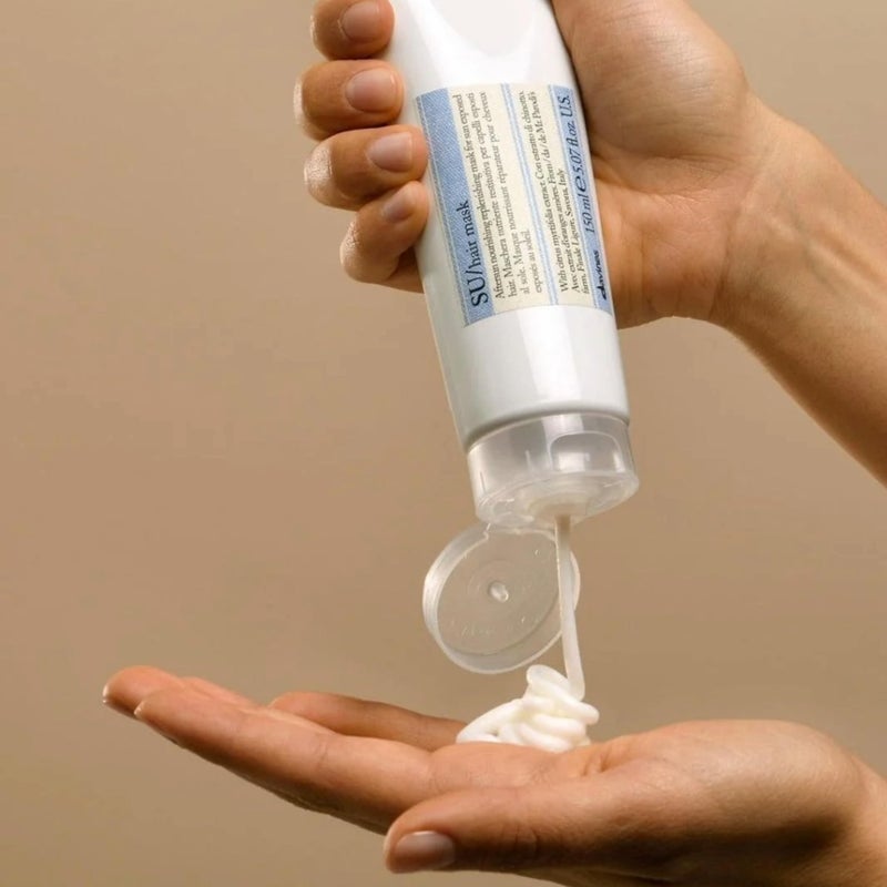 Davines SU Hair Mask, Restore Moisture And Hydrate Sun-Exposed Hair, Restore Softness To Dry And Dull Hair, 5.07 Fl. Oz. - Image 5