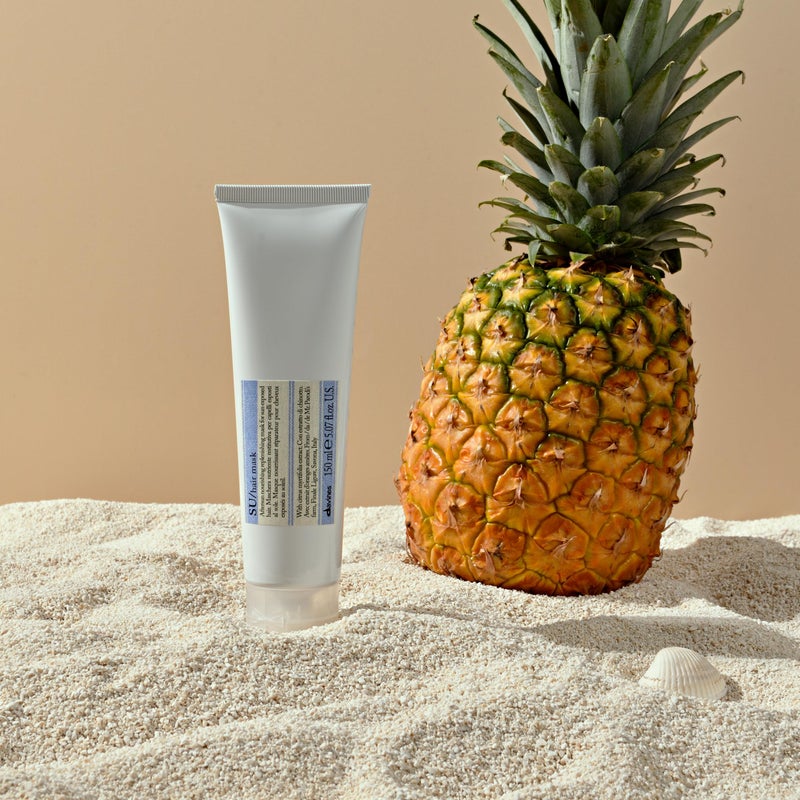 Davines SU Hair Mask, Restore Moisture And Hydrate Sun-Exposed Hair, Restore Softness To Dry And Dull Hair, 5.07 Fl. Oz. - Image 3