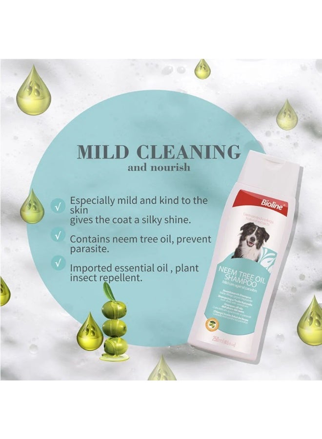 Bioline Neem Tree Oil Dog Shampoo - 250ml - Image 2