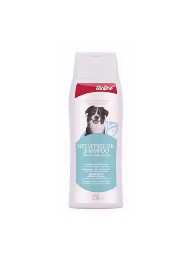 Bioline Neem Tree Oil Dog Shampoo - 250ml - Image 1