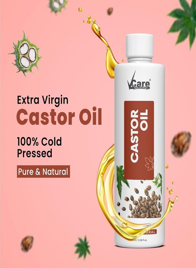 Vcare Cold Pressed Castor Oil and Shikakai Shampoo with Goodness of Amla, Hibiscus, Aloe Vera and Pure Castor for Hair Growth Combo - Image 4