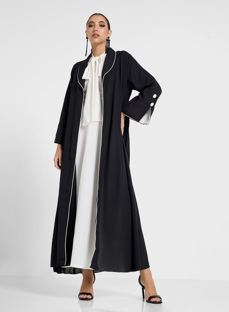 Khizana Abaya With Back Pleat - Image 1