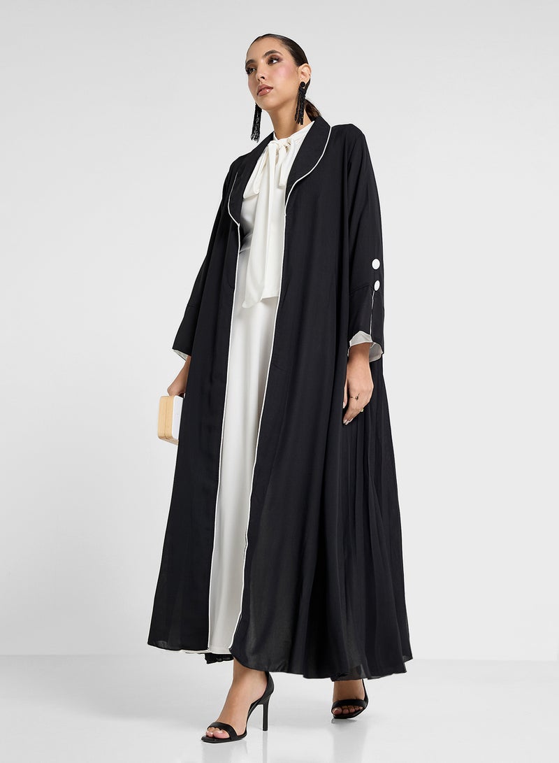Khizana Abaya With Back Pleat - Image 4