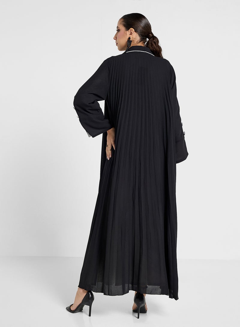 Khizana Abaya With Back Pleat - Image 2