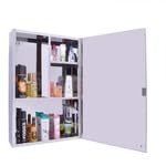 Generic Noble Premium Stainless Steel Bathroom Cabinet with Mirror 10x16inch Full Chrome  - Image 5
