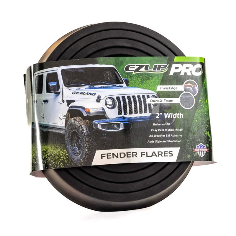 EZ Lip EZ Flares XL - Fender Flares PRO – Original EZ Lip Offroad Universal Flexible Foam Rubber 2-Inch Fender Extension - Image 1