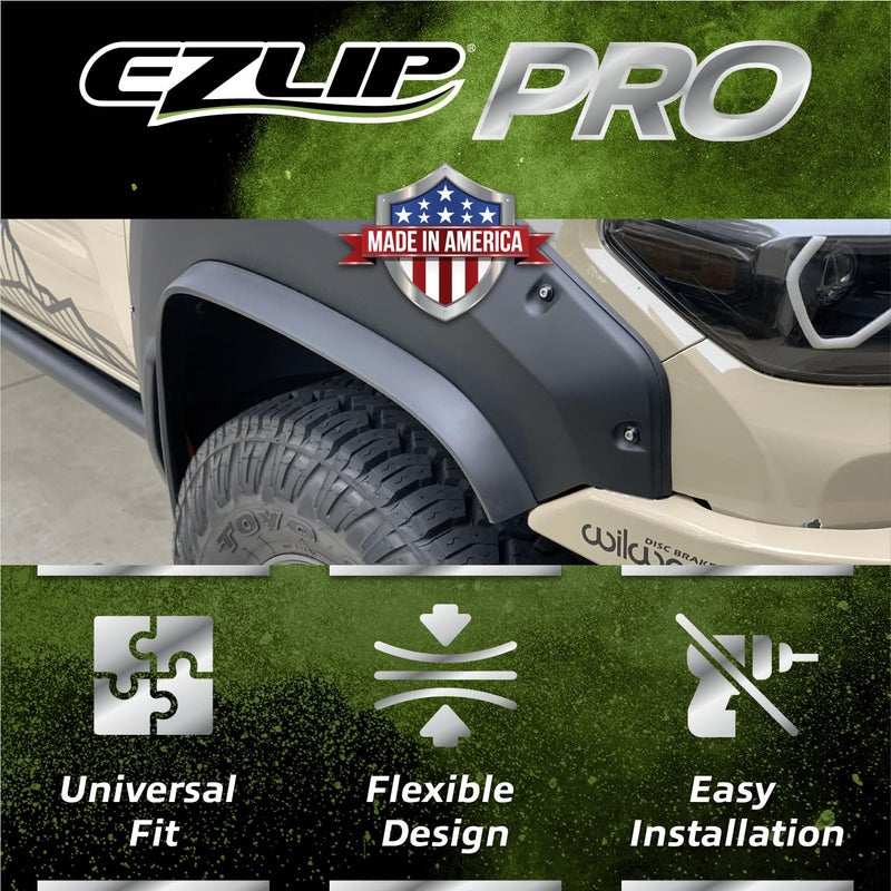 EZ Lip EZ Flares XL - Fender Flares PRO – Original EZ Lip Offroad Universal Flexible Foam Rubber 2-Inch Fender Extension - Image 2
