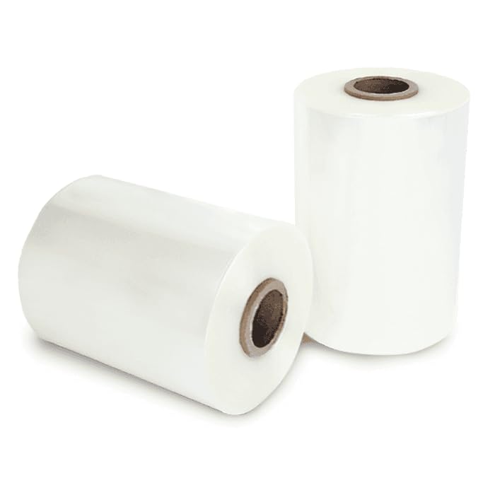 Amit Marketing Packing Cling Film - 300 MTR I Compostable Multipurpose Transparent Wrap Roll I 70 Micron, 4 Inch (300 mm) I for Packaging & Safety Needs, Gift Bakery Items, Bouquet, DIY Crafts (2 Pcs) - Image 1