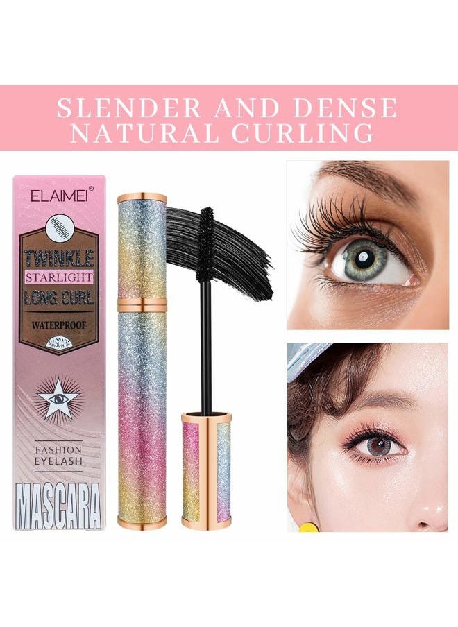 Elaimei Black Thrive Mascara Waterproof, Tubing Mascara, Intense Length Luxury Beauty Big Eye, Volume & Definition, No Smudging, No Clumping Lasting All Day, Dermatologist & Ophthalmologist Tested  - Image 3