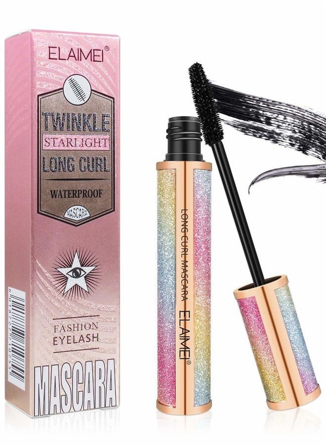 Elaimei Black Thrive Mascara Waterproof, Tubing Mascara, Intense Length Luxury Beauty Big Eye, Volume & Definition, No Smudging, No Clumping Lasting All Day, Dermatologist & Ophthalmologist Tested  - Image 1