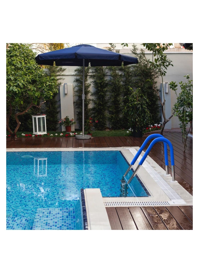 Generic - Pool Handrail Cover, Enhance Pool Safety with 6ft Velcro Style Blue Rail Grip Covers - Non-Slip Swimming Pool Hand Rail Cover for Secure Poolside Support (6 Feet Strengthen Anti Slip Measures Style) - Image 1