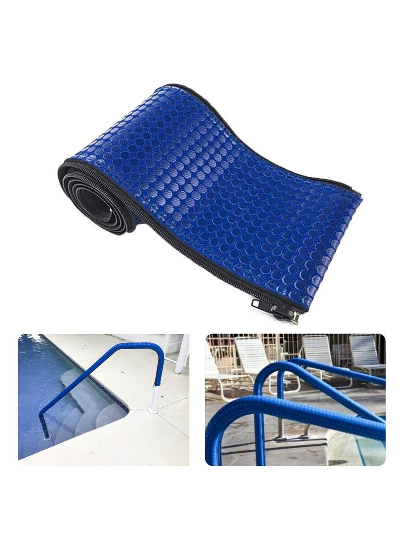 Generic - Pool Handrail Cover, Enhance Pool Safety with 6ft Velcro Style Blue Rail Grip Covers - Non-Slip Swimming Pool Hand Rail Cover for Secure Poolside Support (6 Feet Strengthen Anti Slip Measures Style) - Image 1