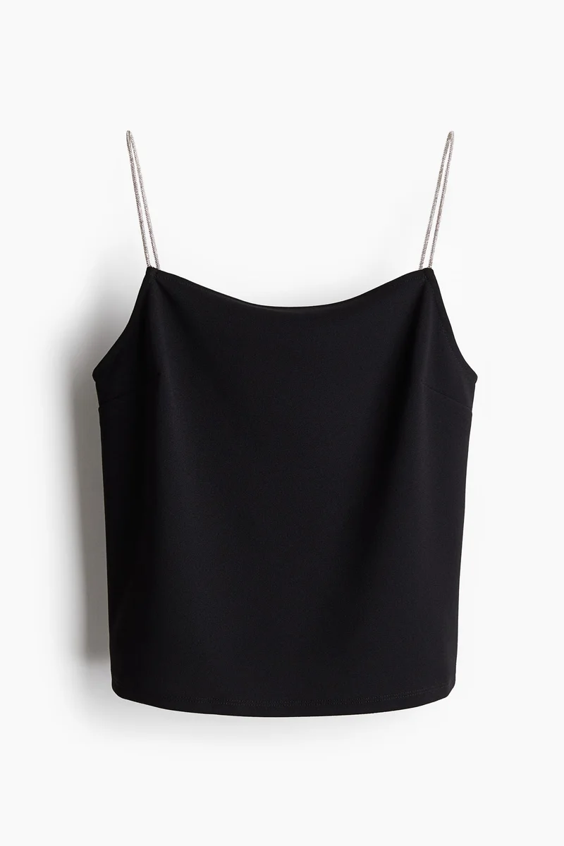 H&M Strappy jersey top