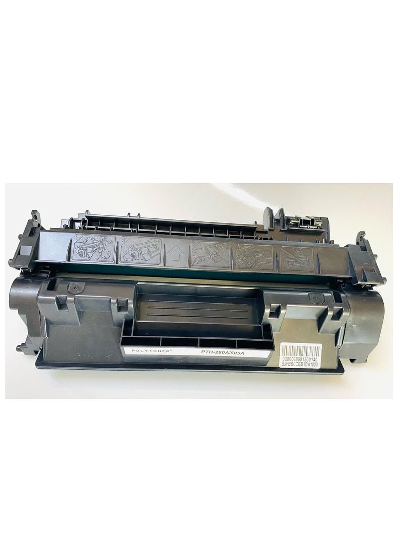 POLYTONER - Laser Toner Cartridge 280A/505A Black For HP Laser jet Printers - Image 1
