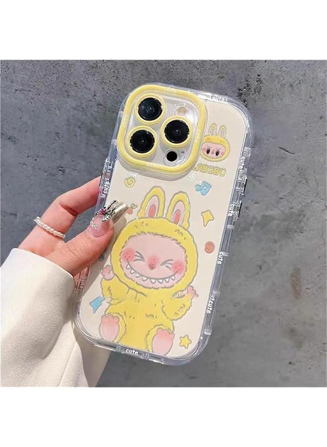 Arabest Kawaii Cute Cartoon Phone 11 Case Trendy TPU Silica Gel Scratch Resistant Shockproof Protective Boys Girls (11,Yellow) - Image 2