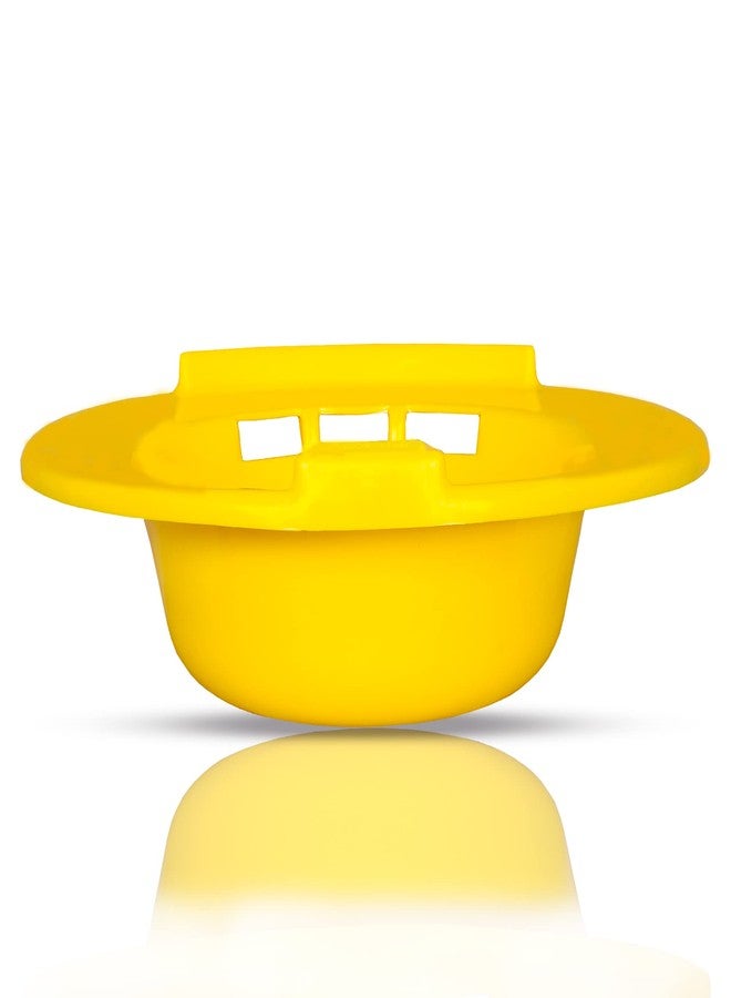 Only Rajesh OnlyRajesh Sitz Bath Tubs I Piles Pain Relief I Sitz Bath Tub for Fissure I Super Strong Tub I Premium Plastic (Yellow) - Image 1