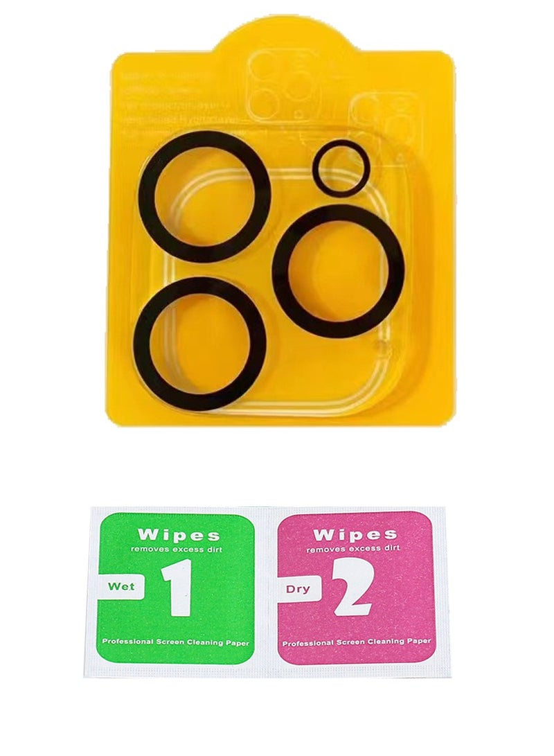 Tempered Glass Camera Lens Protector for iPhone 15 Pro, Anti-Scratch Camera Lens Cover No Affect on Night Shots - Image 3