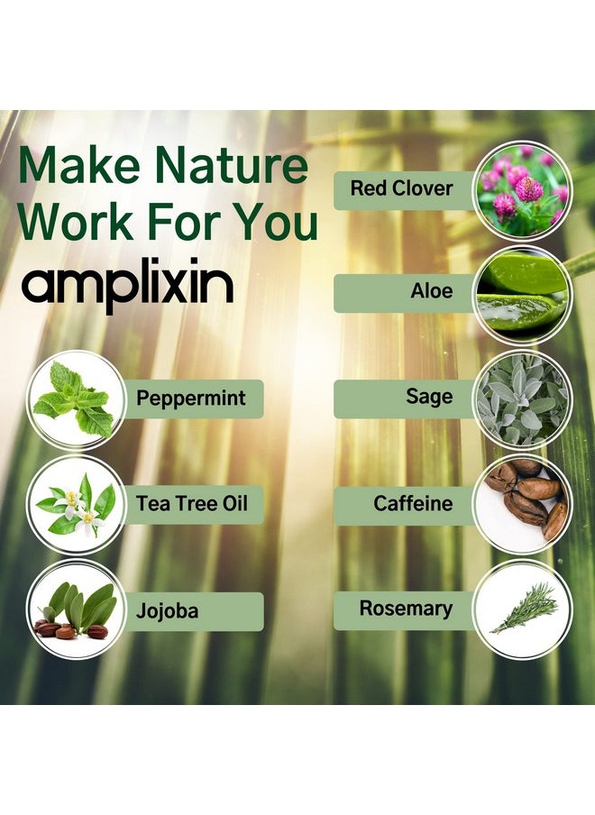 Amplixin - Scalp Therapy Shampoo - Dry, Itchy Scalp Treatment With Tea Tree Oil For Men And Women - Anti Dandruff, Psoriasis And Seborrheic Dermatitis Prevention Formula - No Sulfates Or Parabens - Image 1