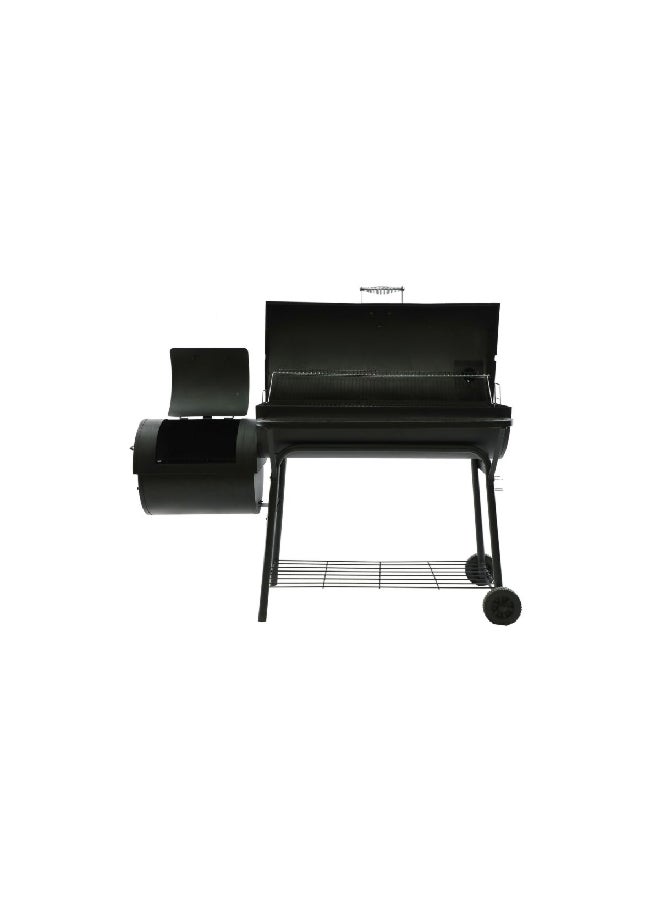 شاربرويل شواية التدخين بخاصية توزيع الحرارة مزدوجة الاسطوانة باللون الاسود من 21201571 - Image 2